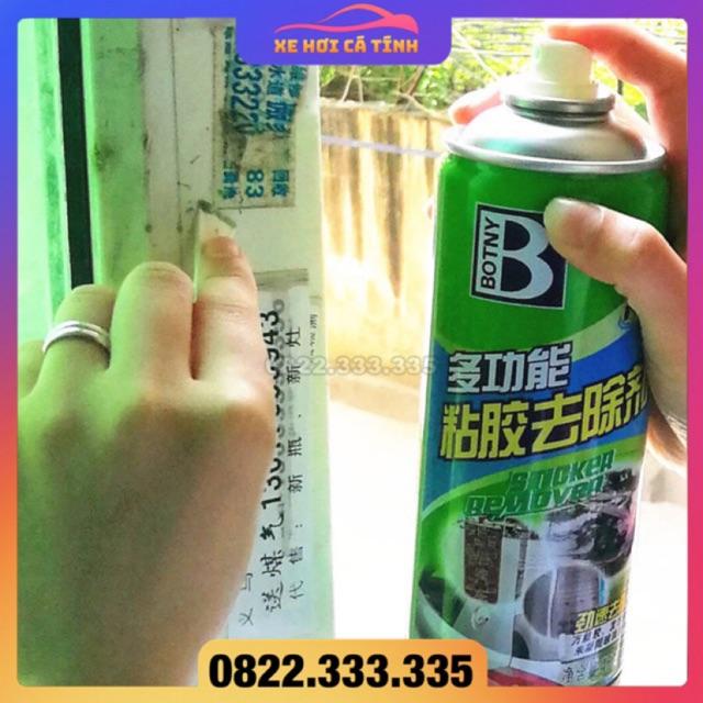 Dung dịch tẩy keo đa năng, bình xịt vệ sinh nhựa đường bám trên xe Oto, tẩy bẩn trên đồ nội thất