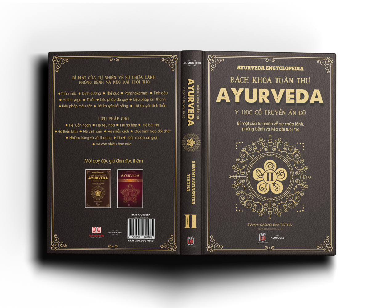 Combo sách Bách khoa toàn thư Ayurveda tập 1 tập 2 ( 2 cuốn, y học cổ truyền Ấn Độ ) - Hiệu sách Genbooks