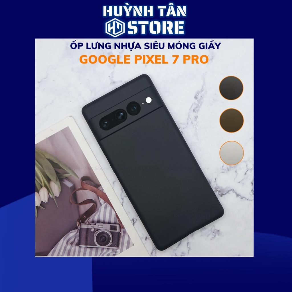 Ốp lưng pixel 7 pro dẻo nhựa siêu mỏng giấy chống bám vân tay bảo vệ camera phụ kiện điện thoại huỳnh tân store