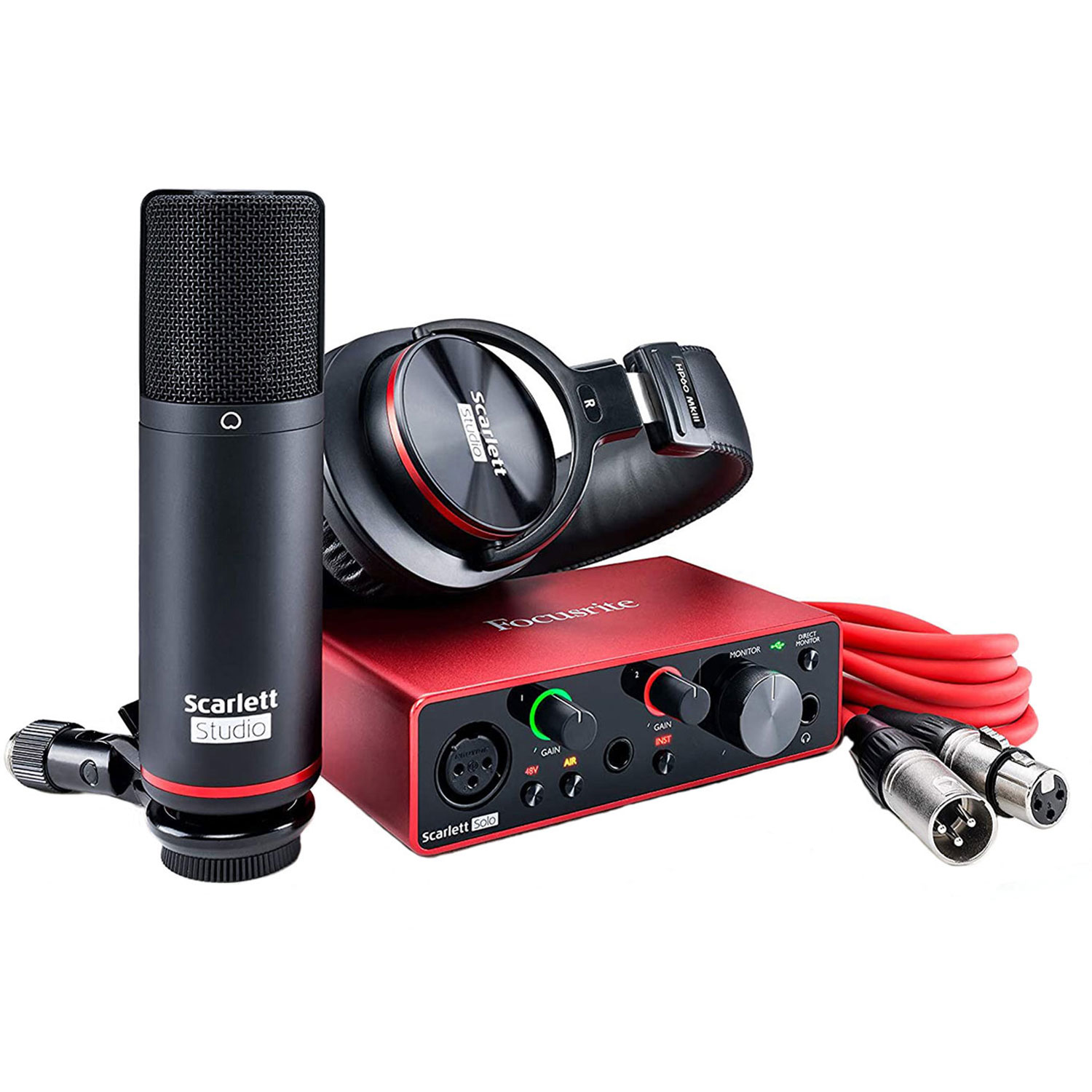 [BH 3 Năm] Full Bộ Focusrite Solo Studio Gen 3, Gen 4 - Sound Card Scarlett Bộ Thu Âm Focus USB SoundCard Hàng CHính Hãng