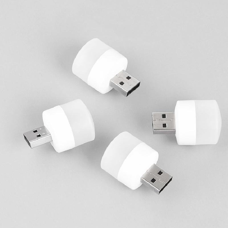 Đèn LED Đọc Sách Bảo Vệ Mắt Sạc Cổng Usb Hình Tròn Nhỏ Gọn