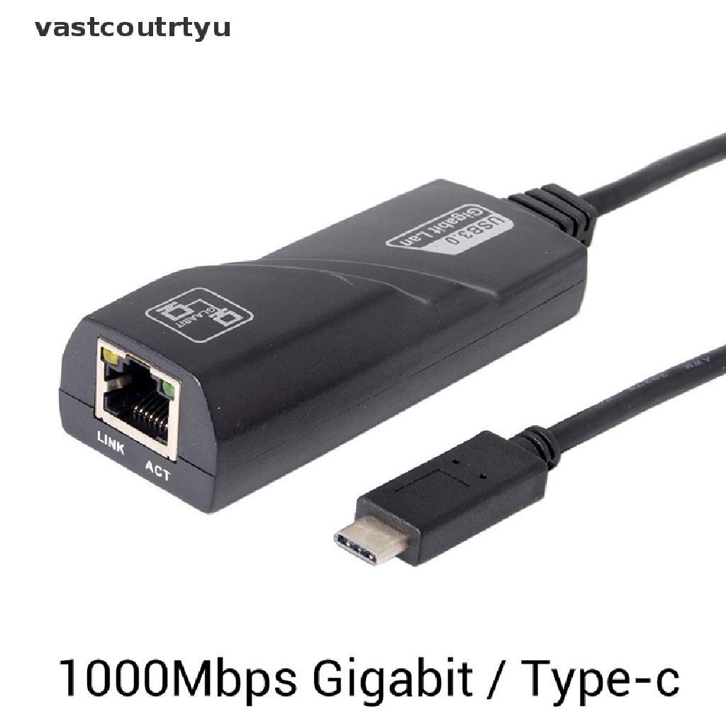 Dây Cáp Kết Nối Mạng LAN 1000Mbps USB-C Sang RJ45 Gigabit Ethernet
