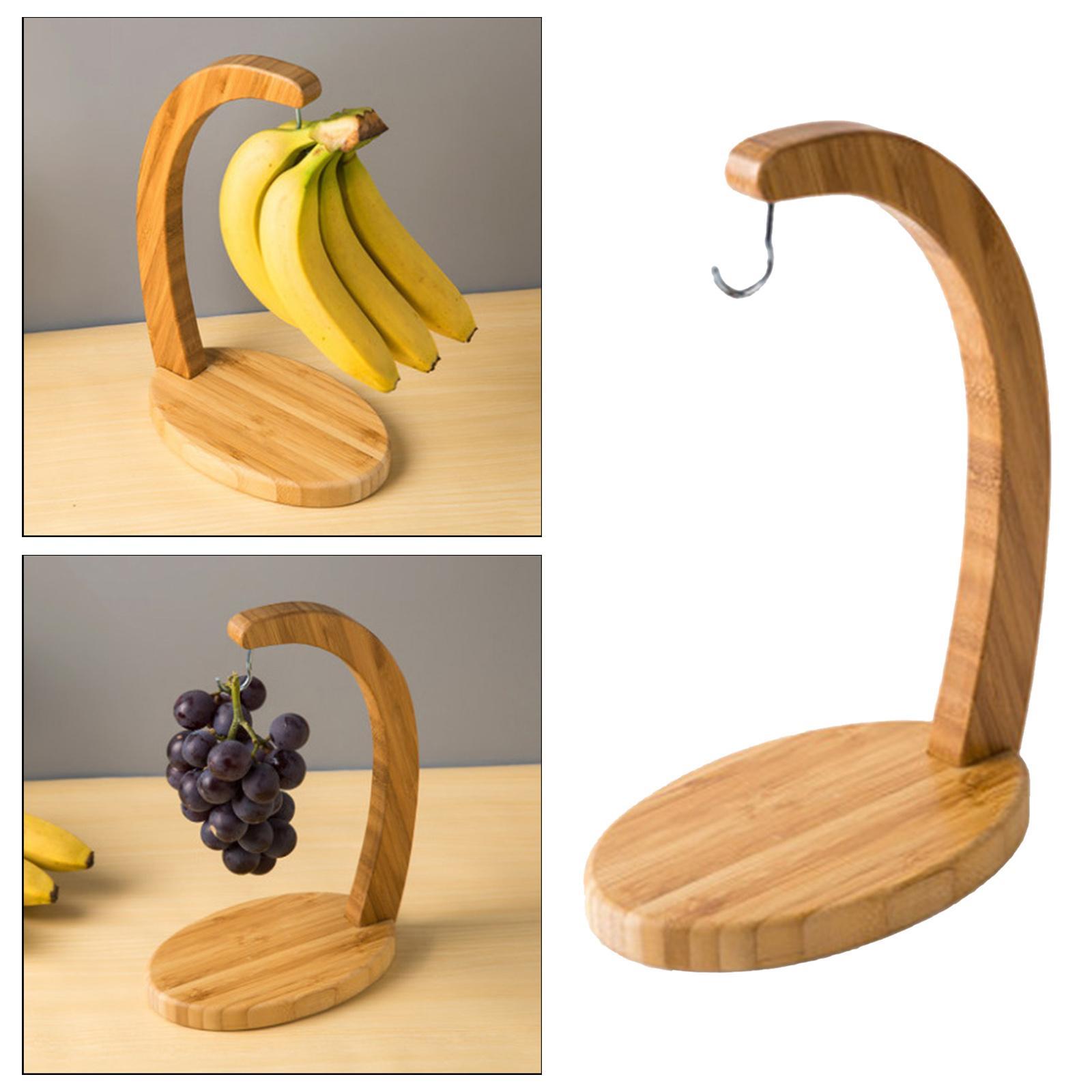 NATURAL BAMBOO HOOK HANGER HOLDER STORAGE KITCHEN
