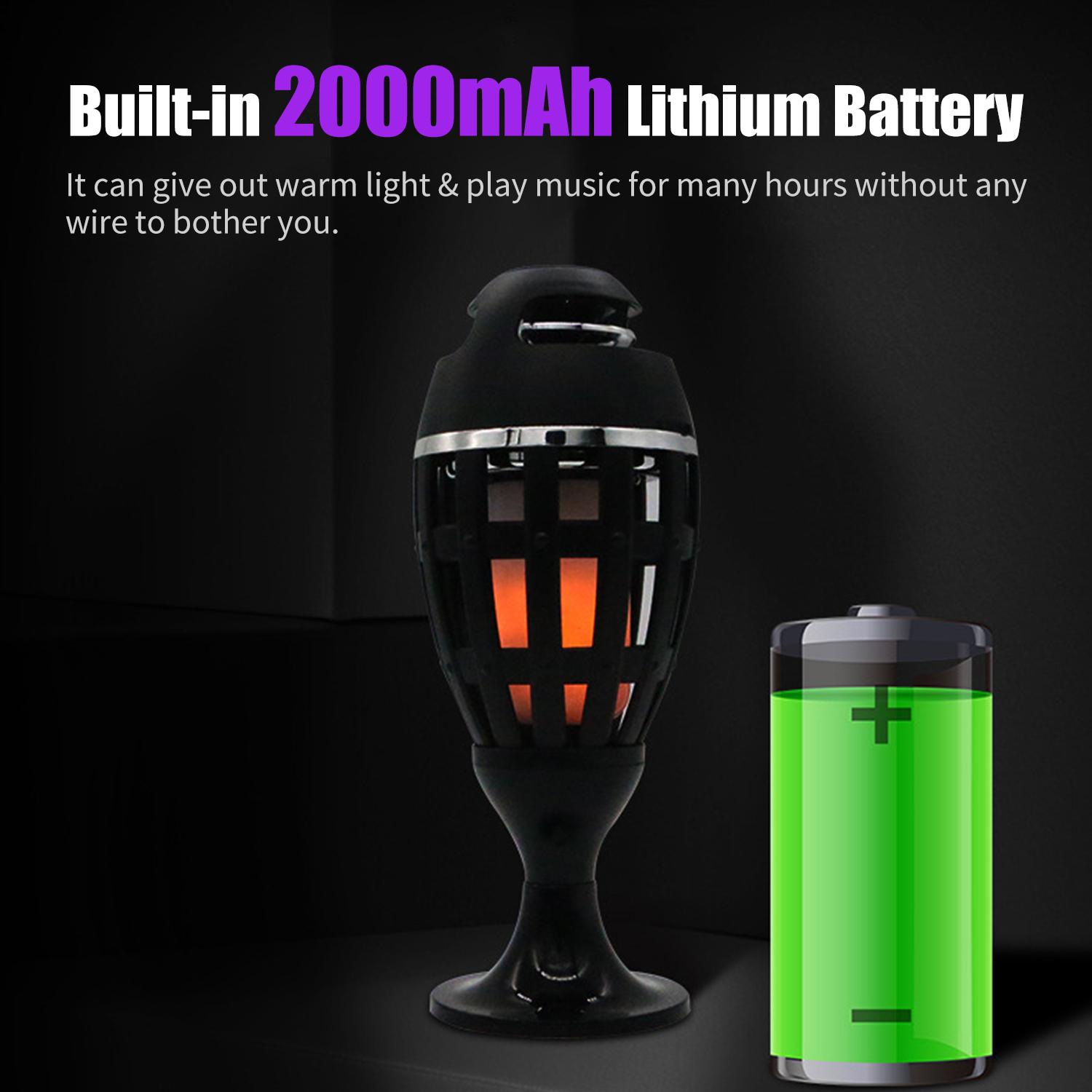 Loa Bluetooth có đèn thích hợp để nấu ăn trong bếp, tập thể dục, đi cắm trại,