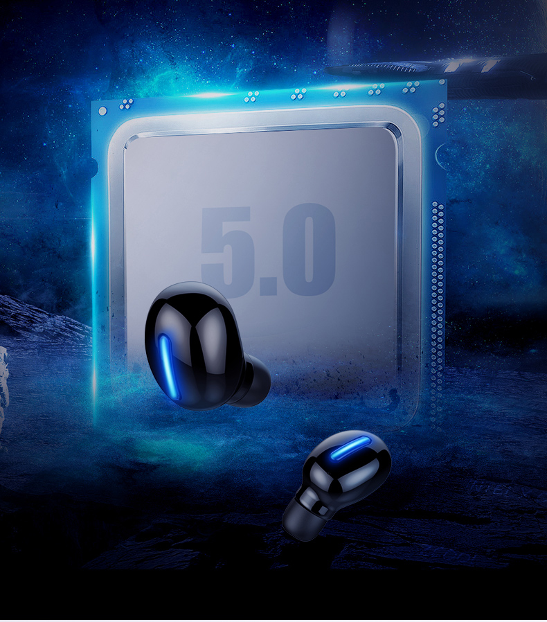 Tai Nghe Bluetooth 5.0 Tai nghe Không Dây chống nước  Bluetooth Wireless Earbuds Q32 - Hàng Nhập Khẩu