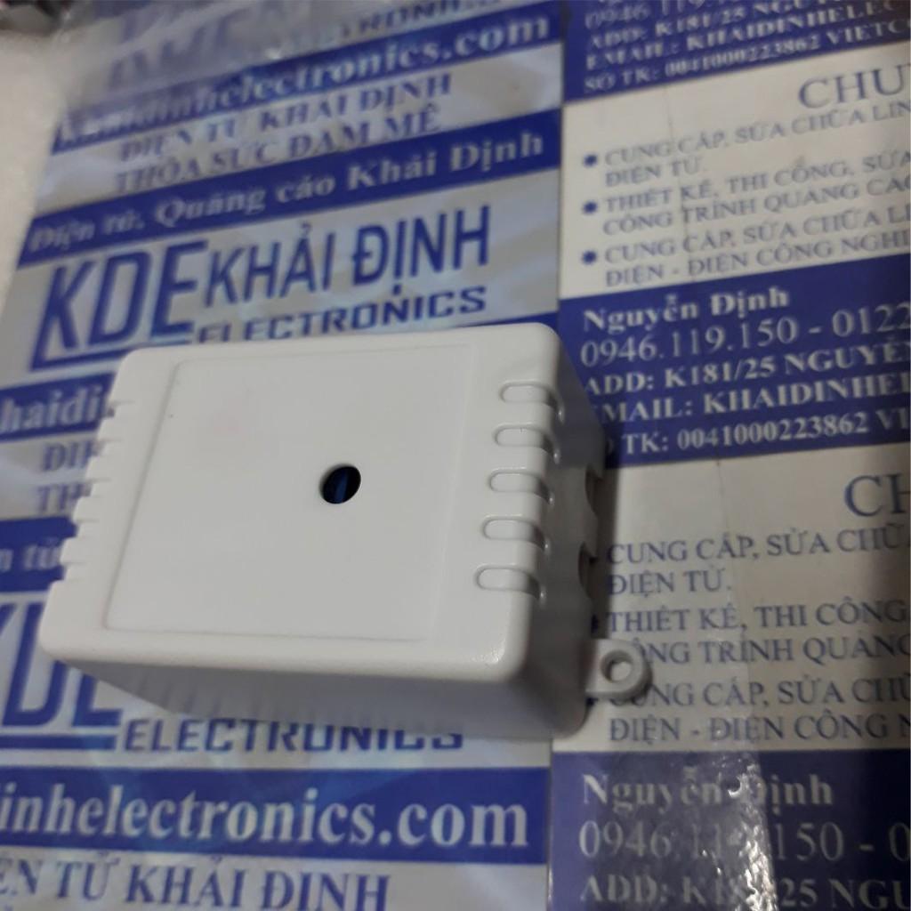 Hộp module RF 1 Relay 12V, 315mhz, học lệnh, nút nhấn kde4137