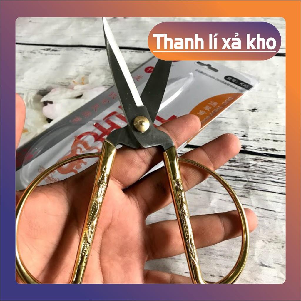 Kéo Đa Năng Kéo Vàng Rồng Phượng Cán Vàng Tinh Tế size lớn