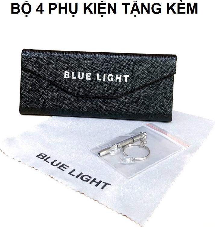 Kính Giả Cận, Gọng Kính Cận Nam Nữ Mắt Vuông Gọng Đen Không Độ Hàn Quốc - BLUE LIGHT SHOP