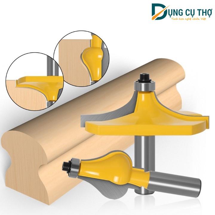 Bộ 2 Mũi soi gỗ cầu thang - mũi soi tay vịn cầu thang màu xanh cao cấp Đài Loan mũi soi gỗ , phay gỗ , cầu thang