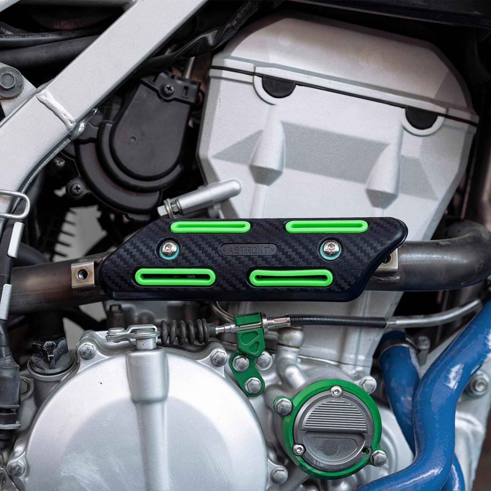 Durable Motorcycle Exhaust Pipe Protector Heat Shield Cover