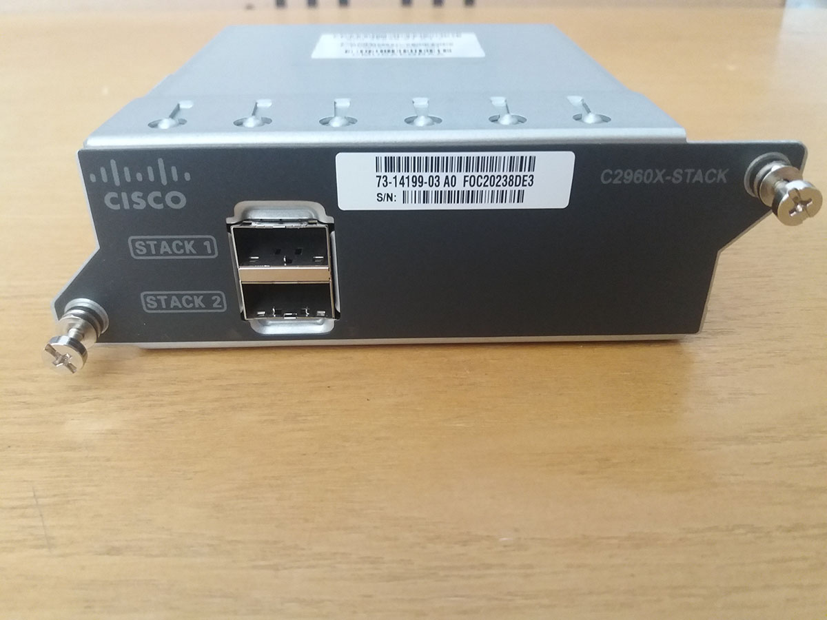 C2960X-STACK Cisco Catalyst 2960-X Flexstack-Plus Stack Module - Hàng nhập khẩu