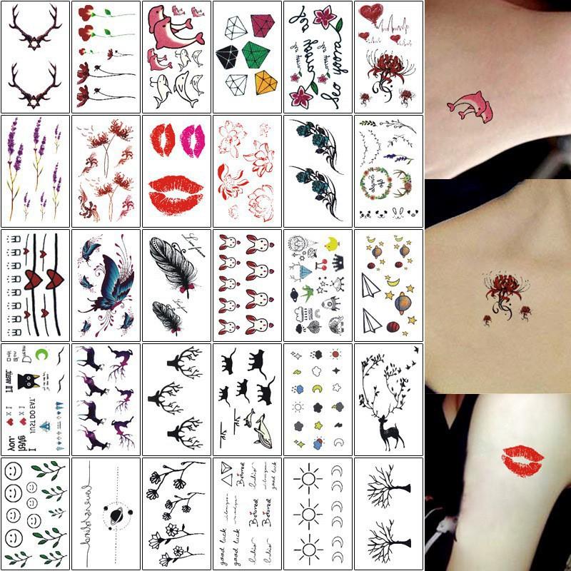 CÓ SẴN - RẺ VÔ ĐỊCH HÀNG CÓ SẴN -combo 40 tấm xăm dán tatoo