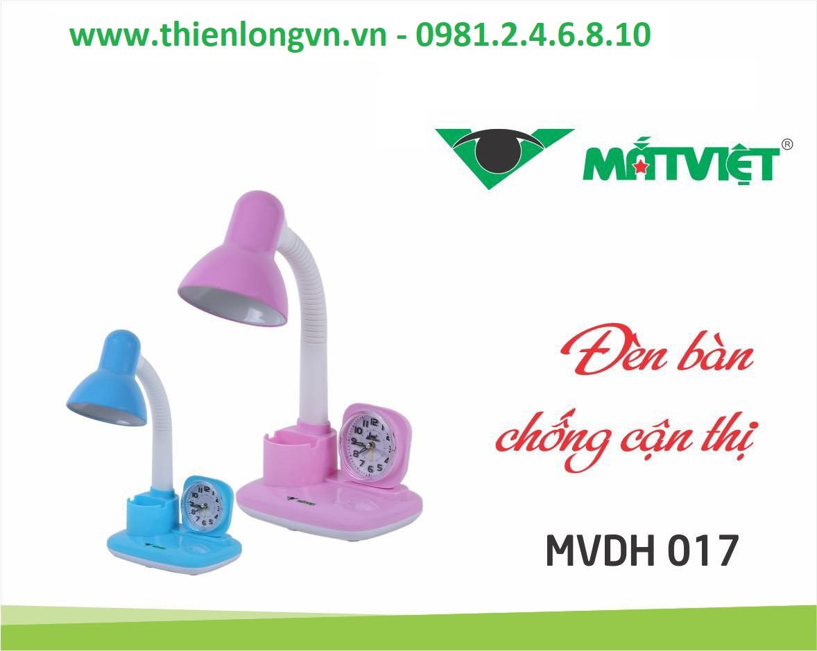 Đèn bàn Mát Việt MVDH 017 hồng