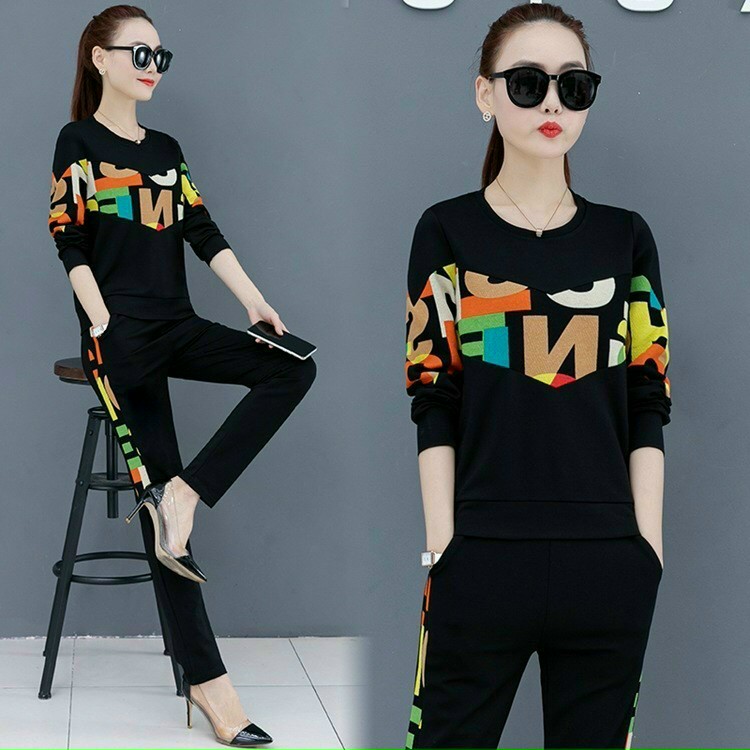 BỘ THUN DÀI TAY PHỐI HỌA TIẾT 3D TT205