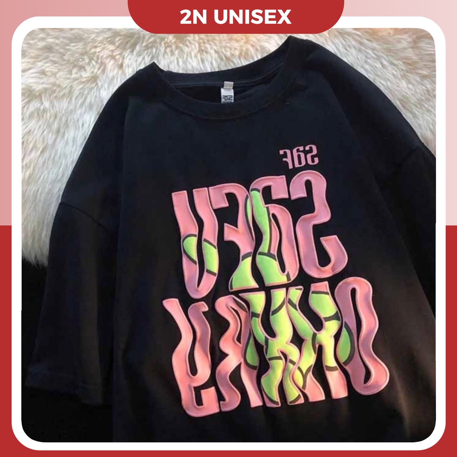 Áo thun tay lỡ form rộng - phông nam nữ cotton oversize - T shirt safu - 2N Unisex
