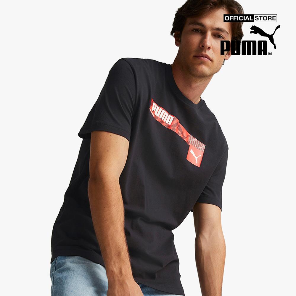 PUMA - Áo thun nam tay ngắn phom suông hiện đại 671747