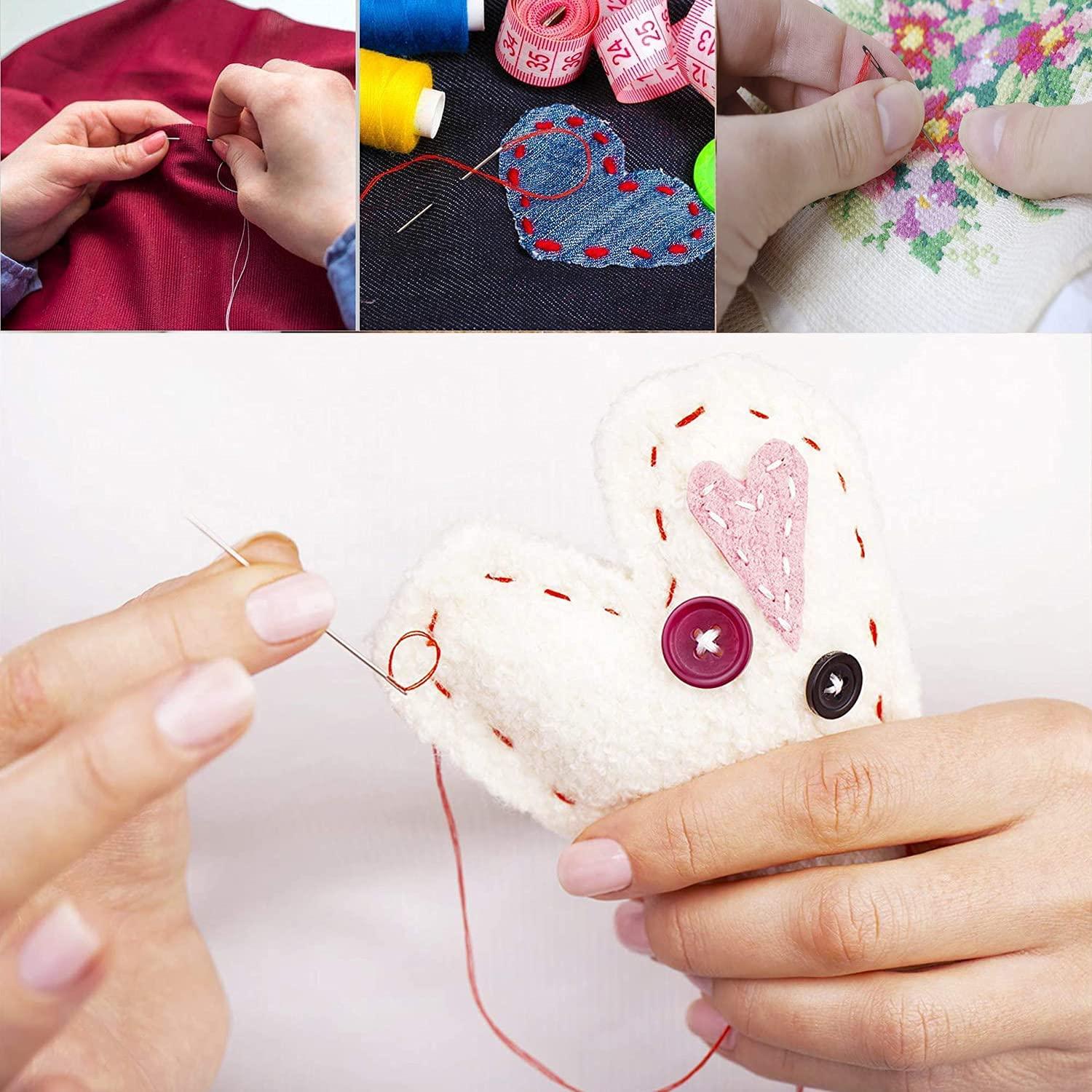 Kim may, kim cầm tay, 30 kim may, kim khâu tay, kim thêu, bao gồm tất cả các chiều dài cần thiết cho đường may bằng tay