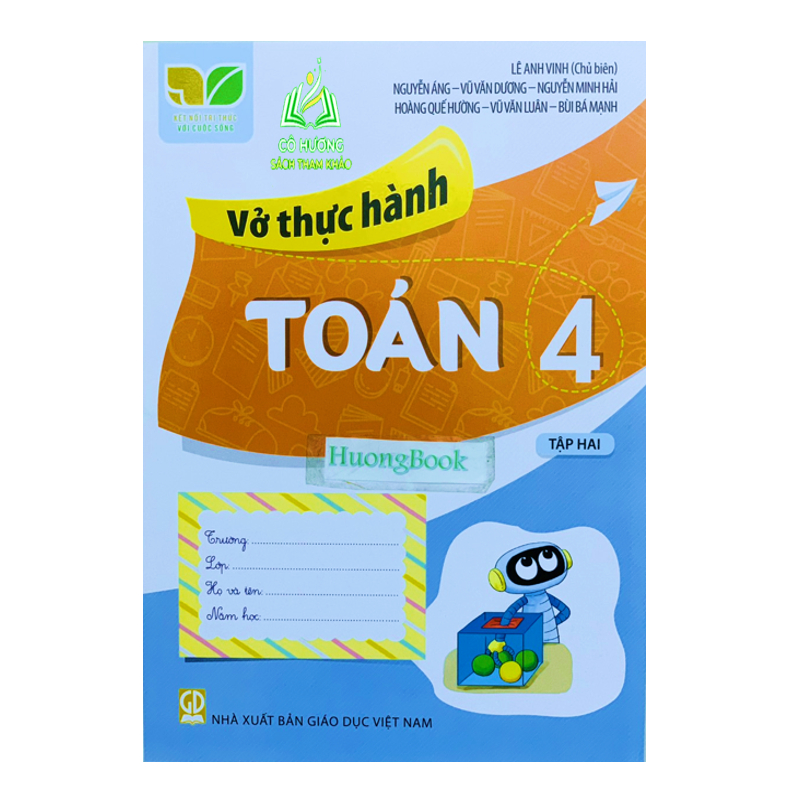 Sách - Combo Vở thực hành toán 4 tập 1 + 2 ( kết nối )