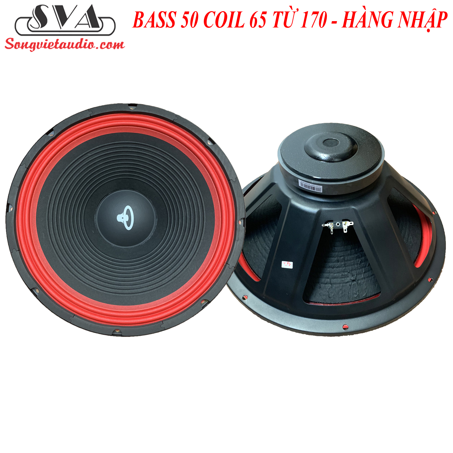 LOA BASS 50 COIL 65 TỪ 170 - CHUYÊN DÀNH CHO LOA KÉO - HÀNG NHẬP - 4OHM - CÁI
