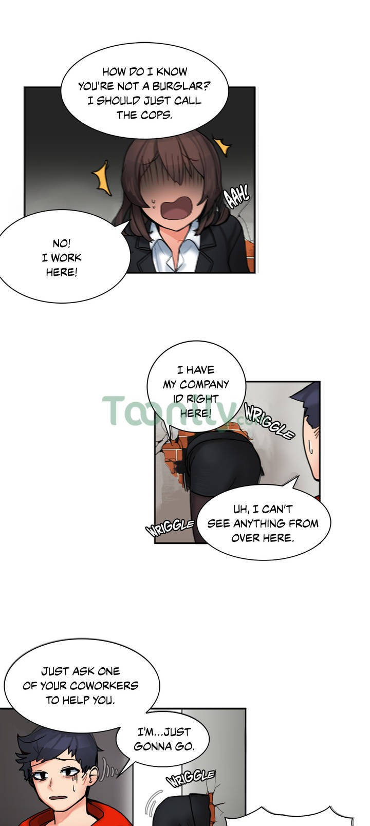 [raw] cô gái đã bị mắc kẹt bên trong bức tường chapter 1 13