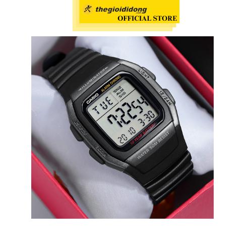 Đồng hồ CASIO 35.7 mm Nam W-96H-1BVDF - Hàng Chính Hãng