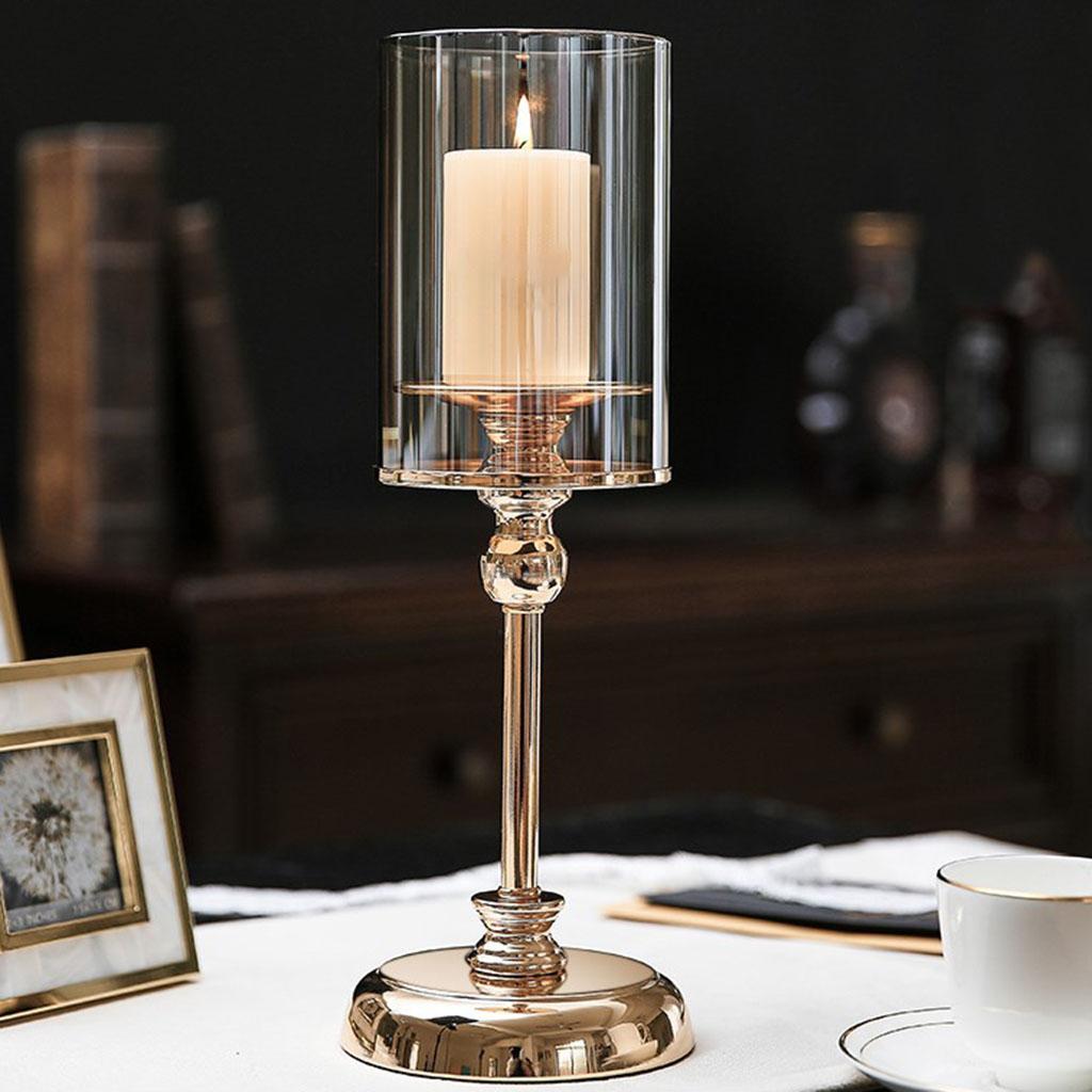 2x Candle Stand Candle Holder Candlestick Tealight Dining Living Room Decor Gift