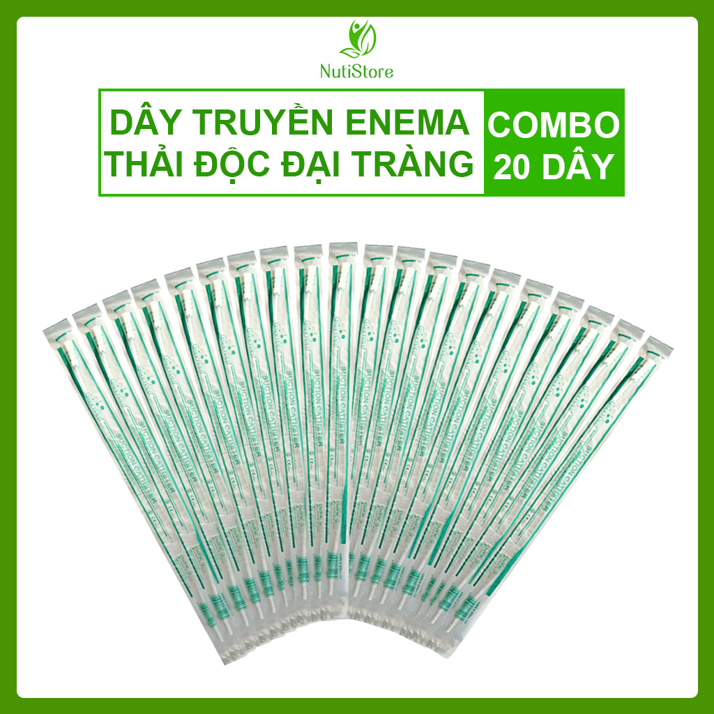 Combo 20 Dây Truyền Thải Độc Đại Tràng - Dụng Cụ Thải Độc (Coffee Enema)