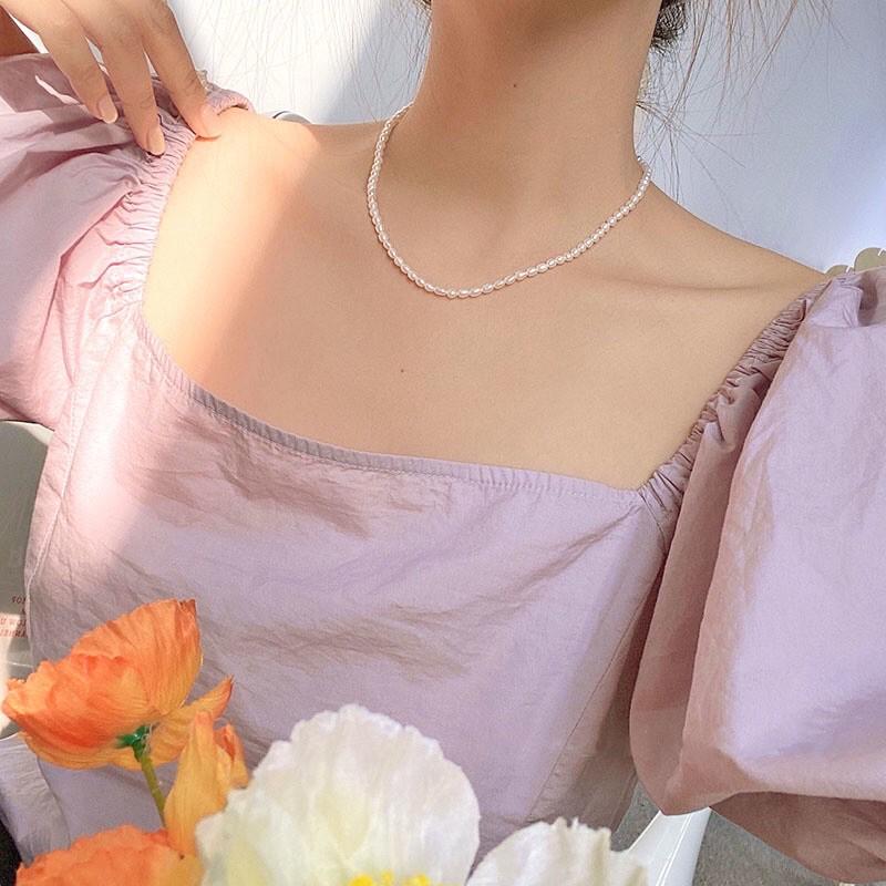 Vòng cổ chuỗi ngọc - chocker