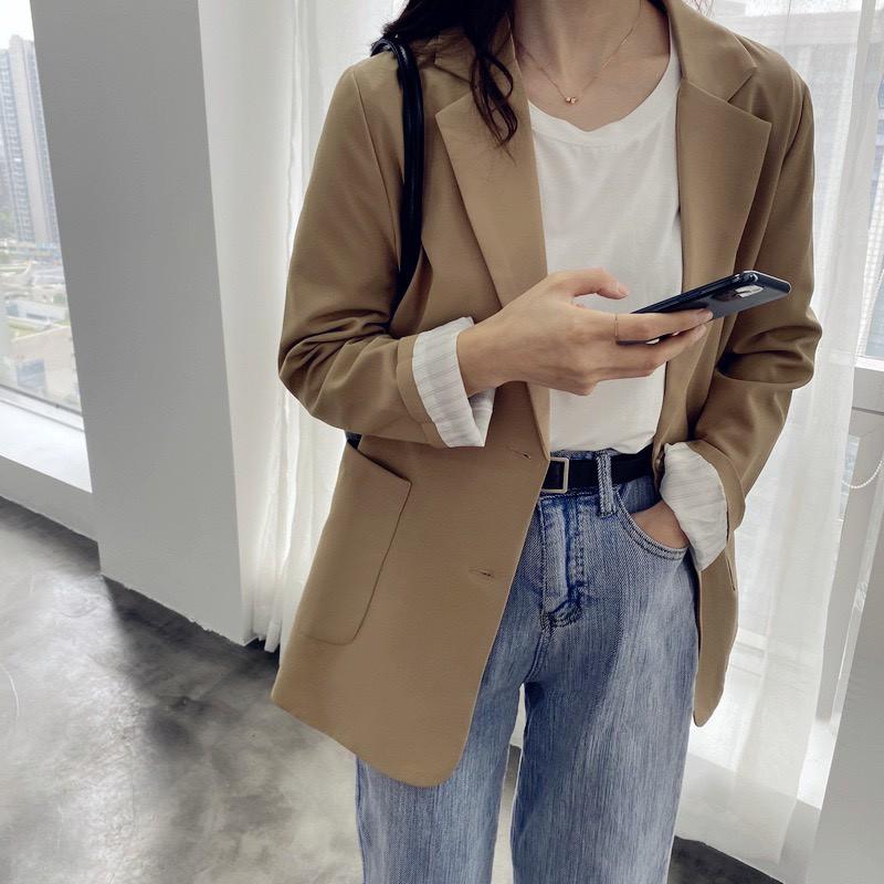 ÁO KHOÁC VEST NỮ BLAZER FORM DÀI