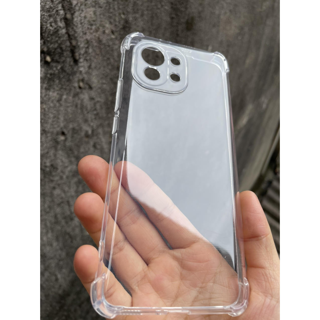 Ốp lưng silicon cho Xiaomi Mi 11 - chống sốc gờ cao 4 góc trong suốt bảo vệ Camera