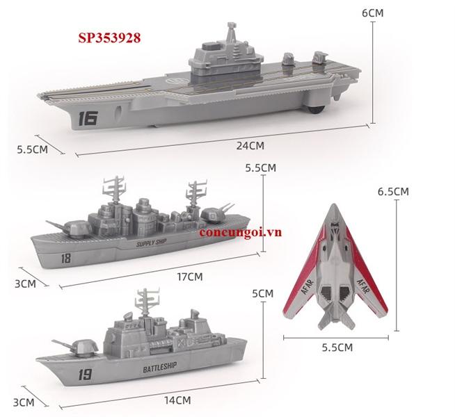 SP353928 - Hộp sân bay máy bay, 2c tàu, 6 máy bay, T064A
