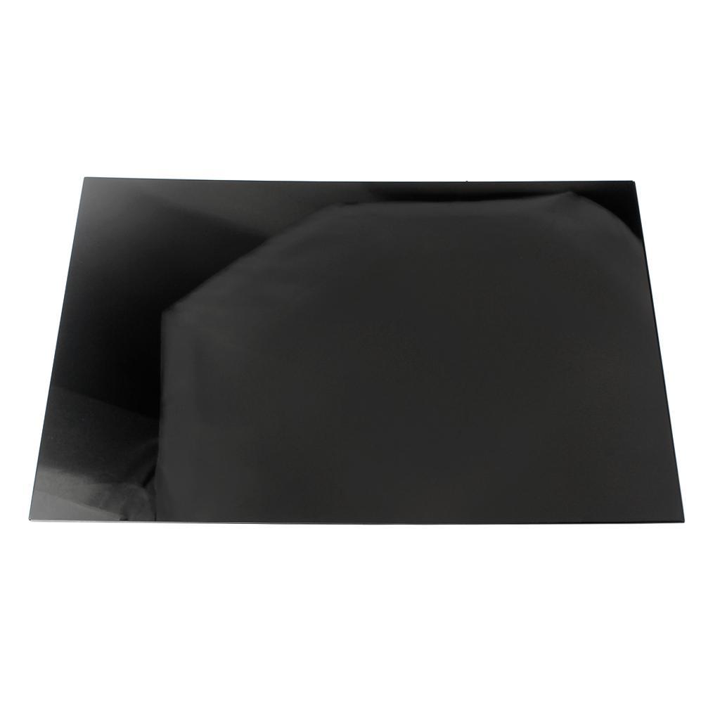 3 Pieces Guitar Blank Scratch Plate Guard Pickguard Material PVC 3-ply Black