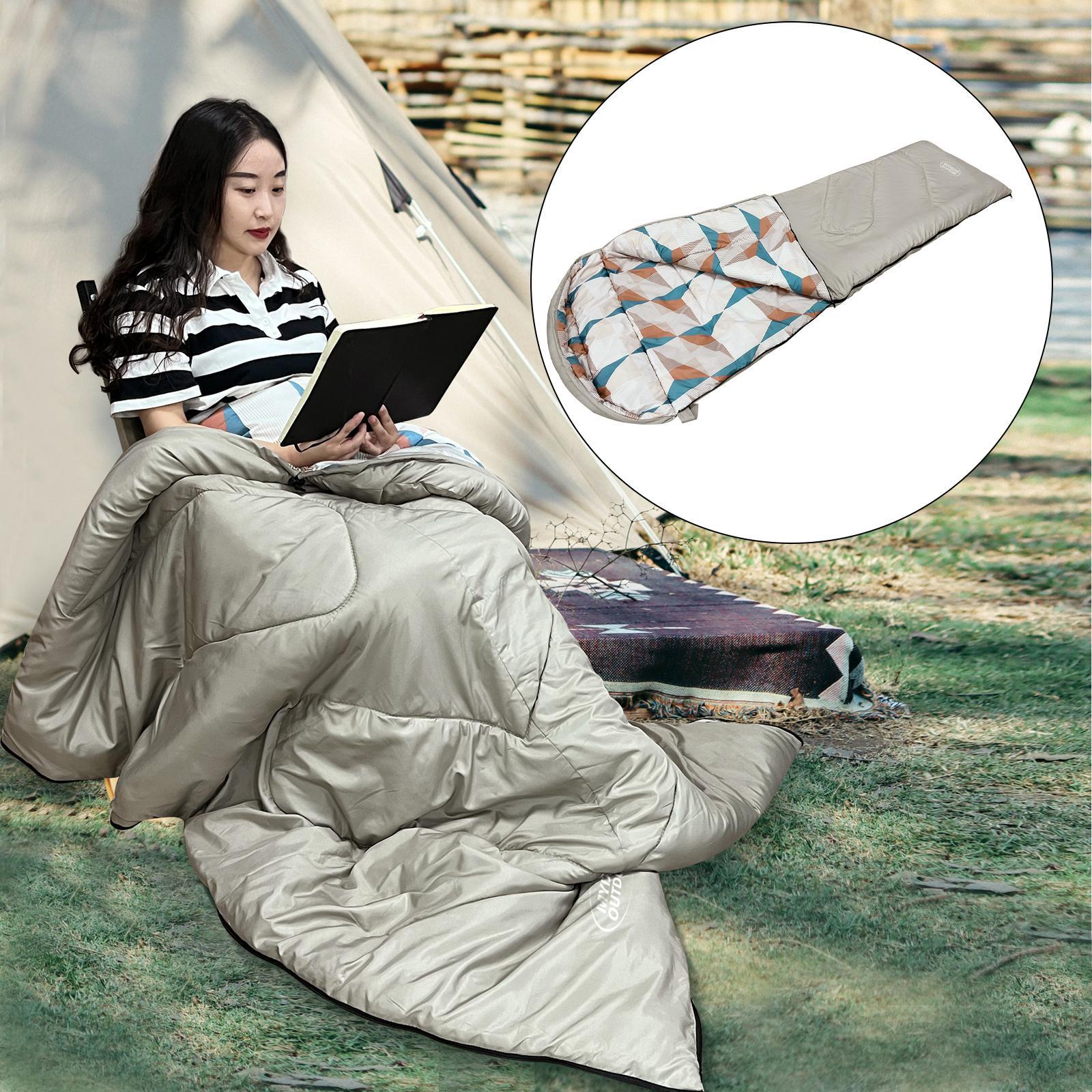 Sleeping Bag Warm Thermal Polyester Survival for Women Backpacking Hiking