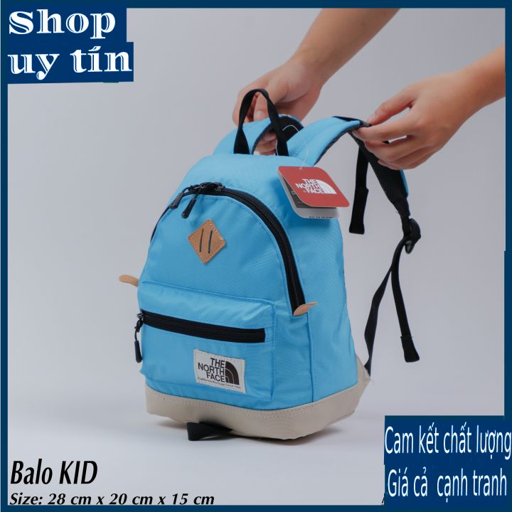 Freeship - BALO TRẺ EM THE NF BERKELEY BACKPACK CHỐNG THẤM PHỤ LIỆU XỊN - màu cam / vàng / xanh lam / đen / xanh nhạt