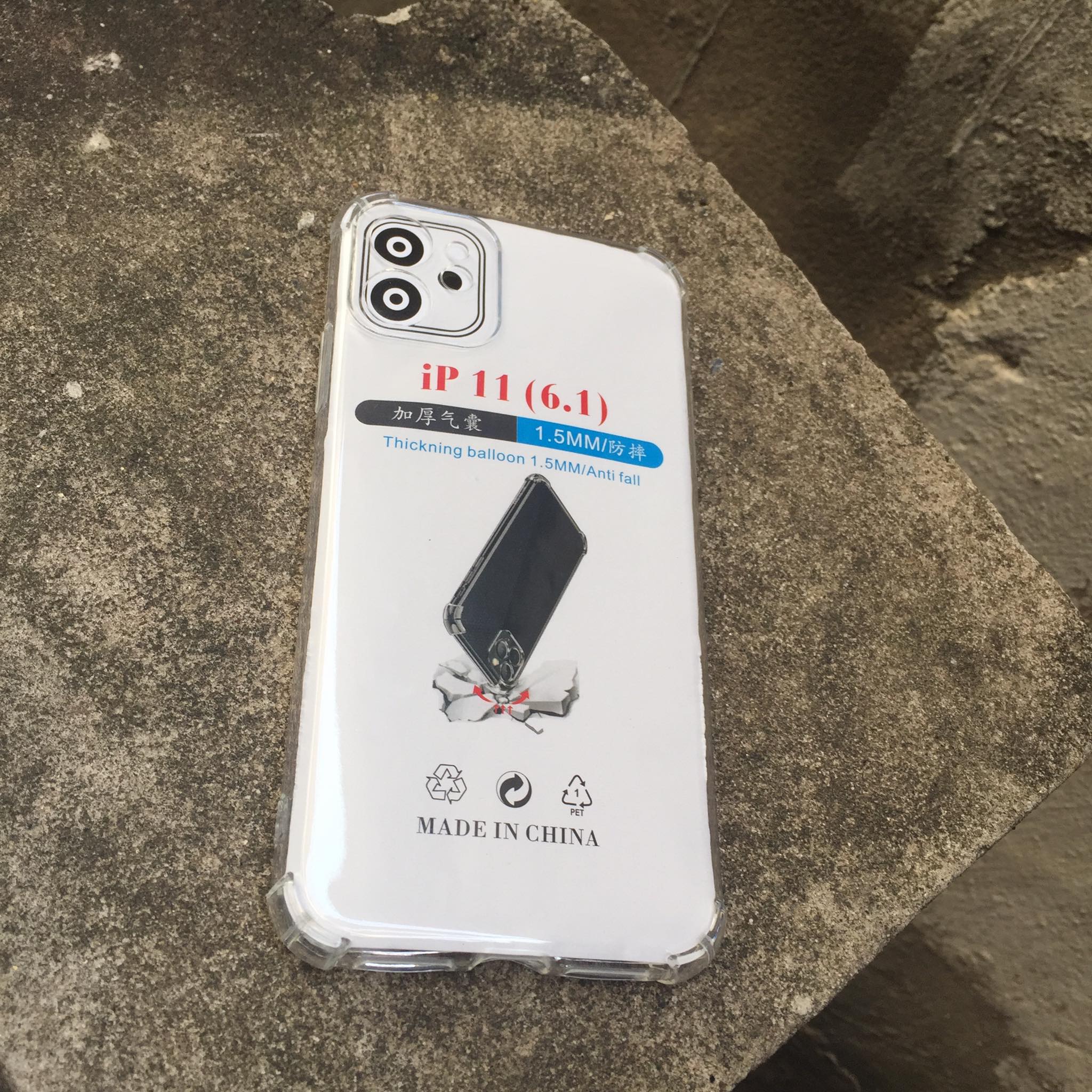 Ốp lưng silicon cho iPhone 11 - chống sốc gờ cao 4 góc trong suốt