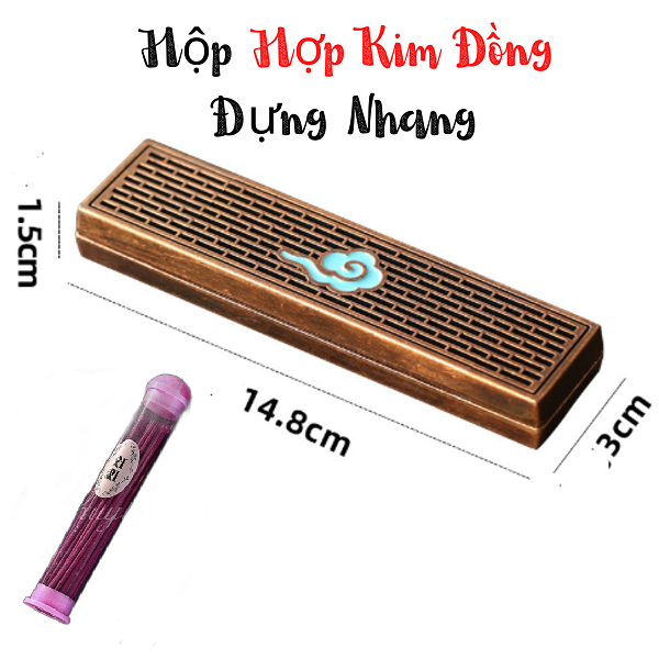 Hộp Đựng Nhang Không Tâm- thờ cúng