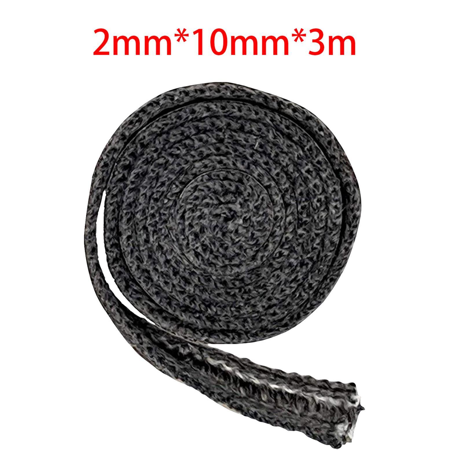 Wood  Gasket High Temperature Fiberglass Flat Gasket Tape Flat s Rope for Window Fireplace