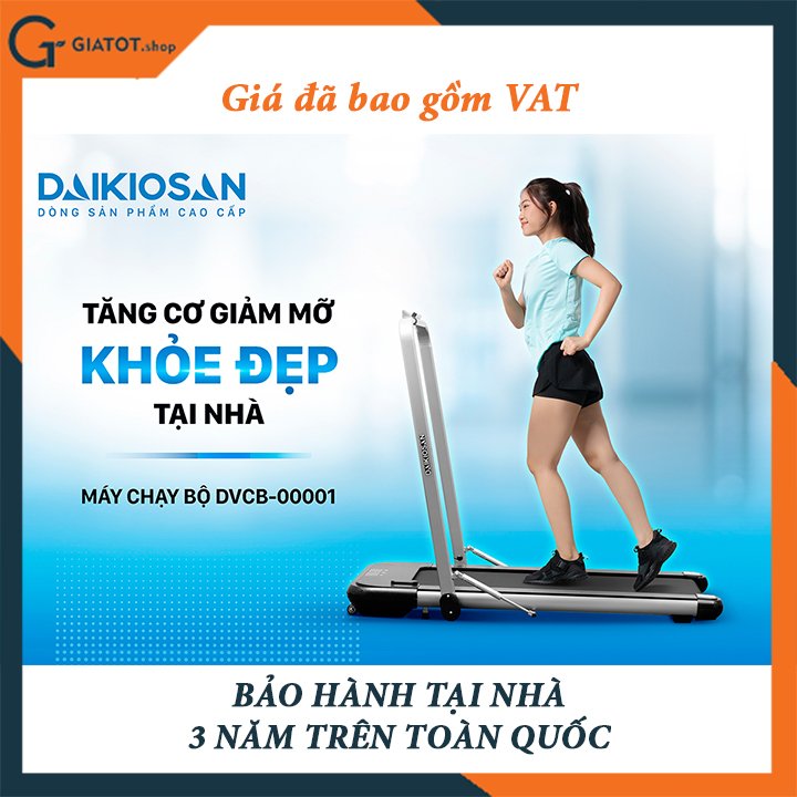 Máy chạy bộ đơn năng chính hãng Daikiosan DVCB-00001