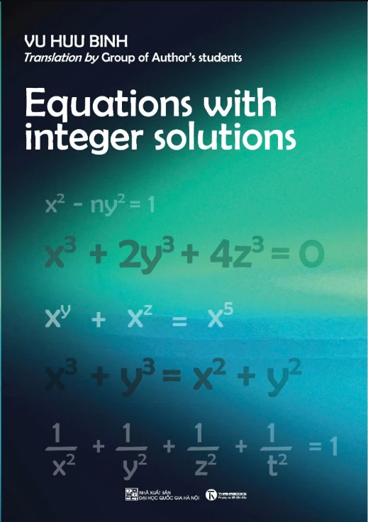 Sách - Equations with integer solutions - Vũ Hữu Bình 2025