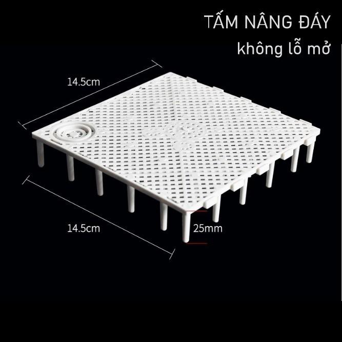 Tấm Nâng Đáy - Vỉ Nhựa Lọc Đáy (vuông 14.5x14.5cm)