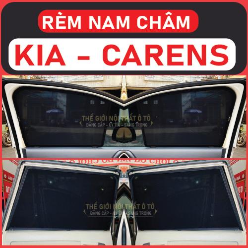 Rèm che nắng nam châm Xe Kia Carens Bộ 4 tấm chắn nắng chuẩn form xe, nam châm hút mạnh