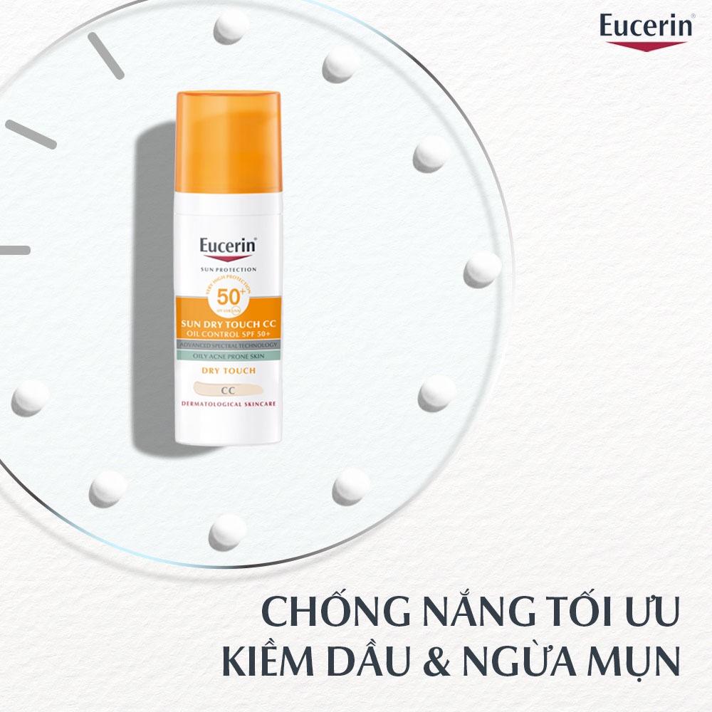 Kem Chống Nắng Eucerin Tông Màu Tự Nhiên Làm Đều Màu Da CC Sun Cream SPF50+ 50ml