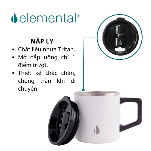 Cốc giữ nhiệt Elemental Summit 360ml, giữ nhiệt vượt trội, an toàn sức khỏe, giá tốt
