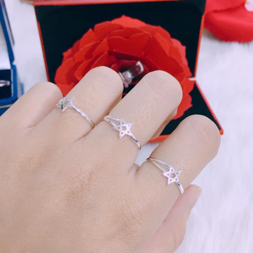 NHẪN NGÔI SAO BẠC TA XINH XẮN