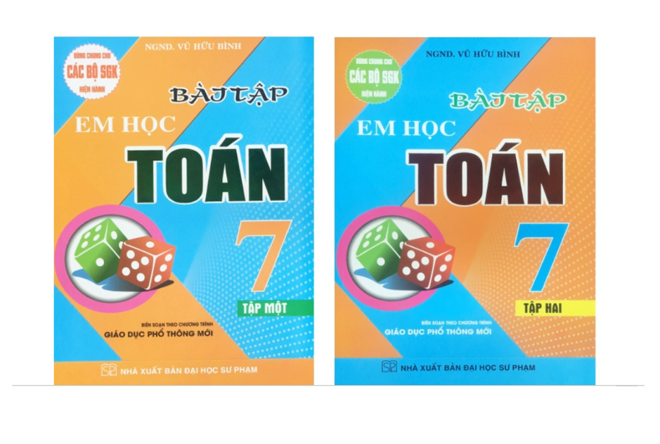 Sách - Combo Bài Tập Em Học Toán Lớp 7  - Biên soạn theo chương trình giáo dục phổ thông mới
