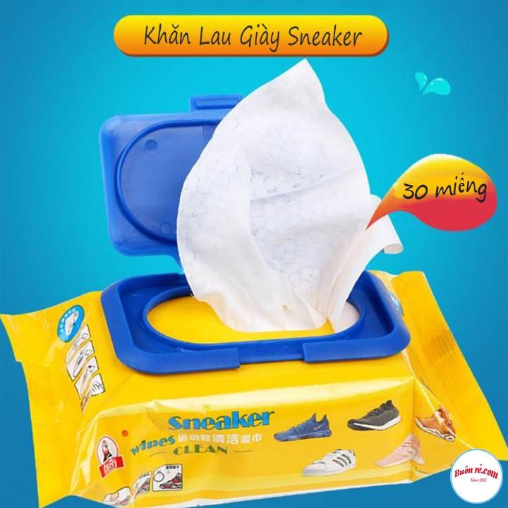 Sỉ 30 Gói Khăn Giấy Lau Giày - Làm Sạch Giày Nhanh Chóng 00036