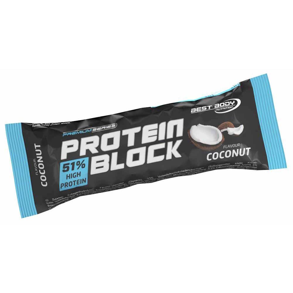Thanh Bánh Protein CAO CẤP Best Body Nutrition Protein Block - Macadamia Nuss 90g Bar - 46g Protein - ĐỨC