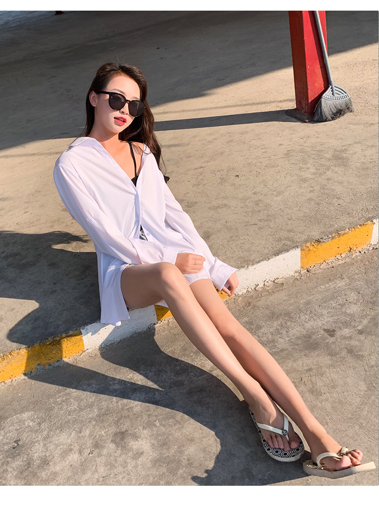 Sơ mi nữ dáng dài, áo form rộng chùm mông SM165