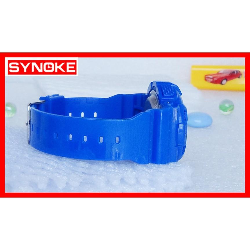 ĐỒNG HỒ TRẺ EM BÉ TRAI, BÉ GÁI SYNOKE 9328 DÂY SILICON CHỐNG NƯỚC (XANH) K