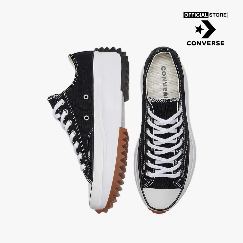 CONVERSE - Giày sneakers cổ thấp unisex Run Star Hike 168816C-0000_BLACK